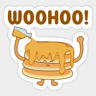 Showering Pancake Sticker